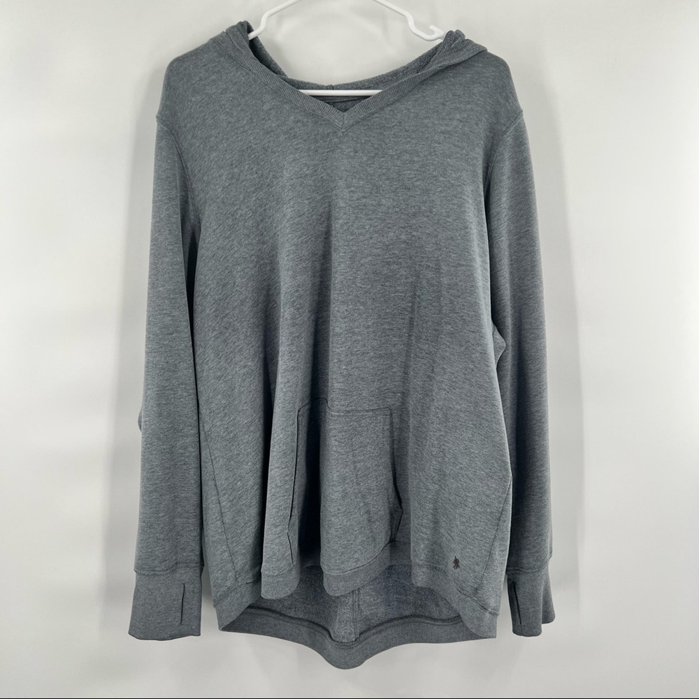 Grey sweatshirt hoodie long sleeve size L